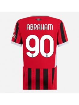 AC Milan Tammy Abraham #90 Replika Hemmakläder Dam 2024-25 Kortärmad
